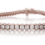 Bezel Diamond Tennis Bracelet