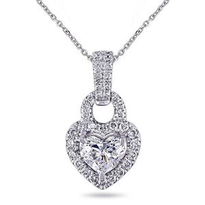 Heart Diamond Pendant 1ctw