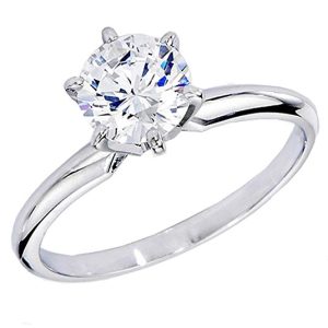 IGI CERTIFIED 1.50 Carat (ctw) 14K Gold Round Diamond Solitaire Ring 1 12 CT