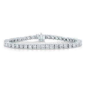Vir Jewels 14K Gold Diamond Bracelet (5 CT) Tennis
